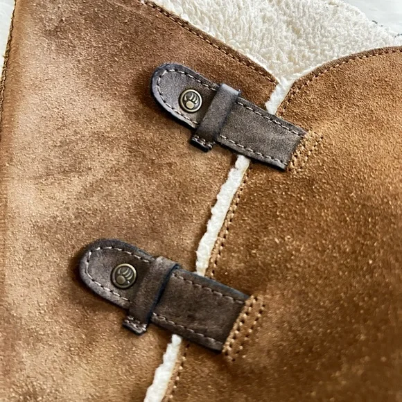 BearPaw Hayden hickory ll cow suede wedge boot - Picture 5 of 12